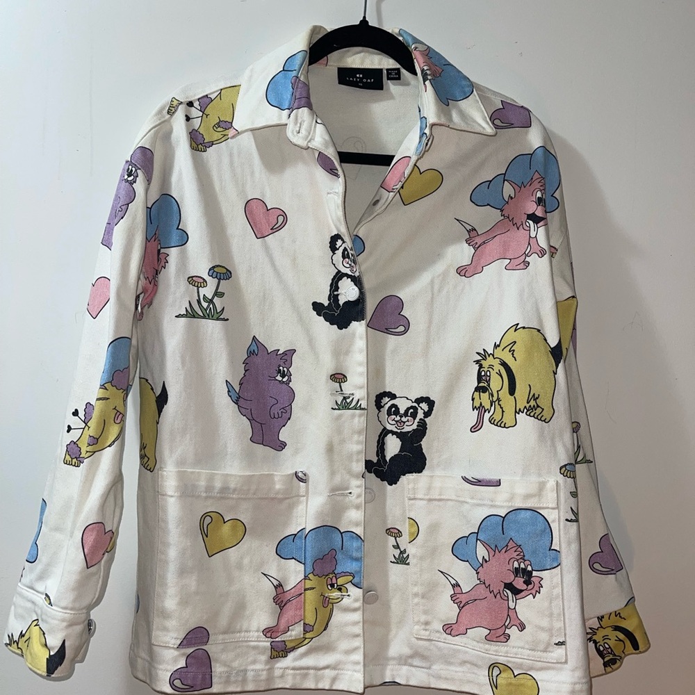 Lazy Oaf Multicolor Graphic Jacket